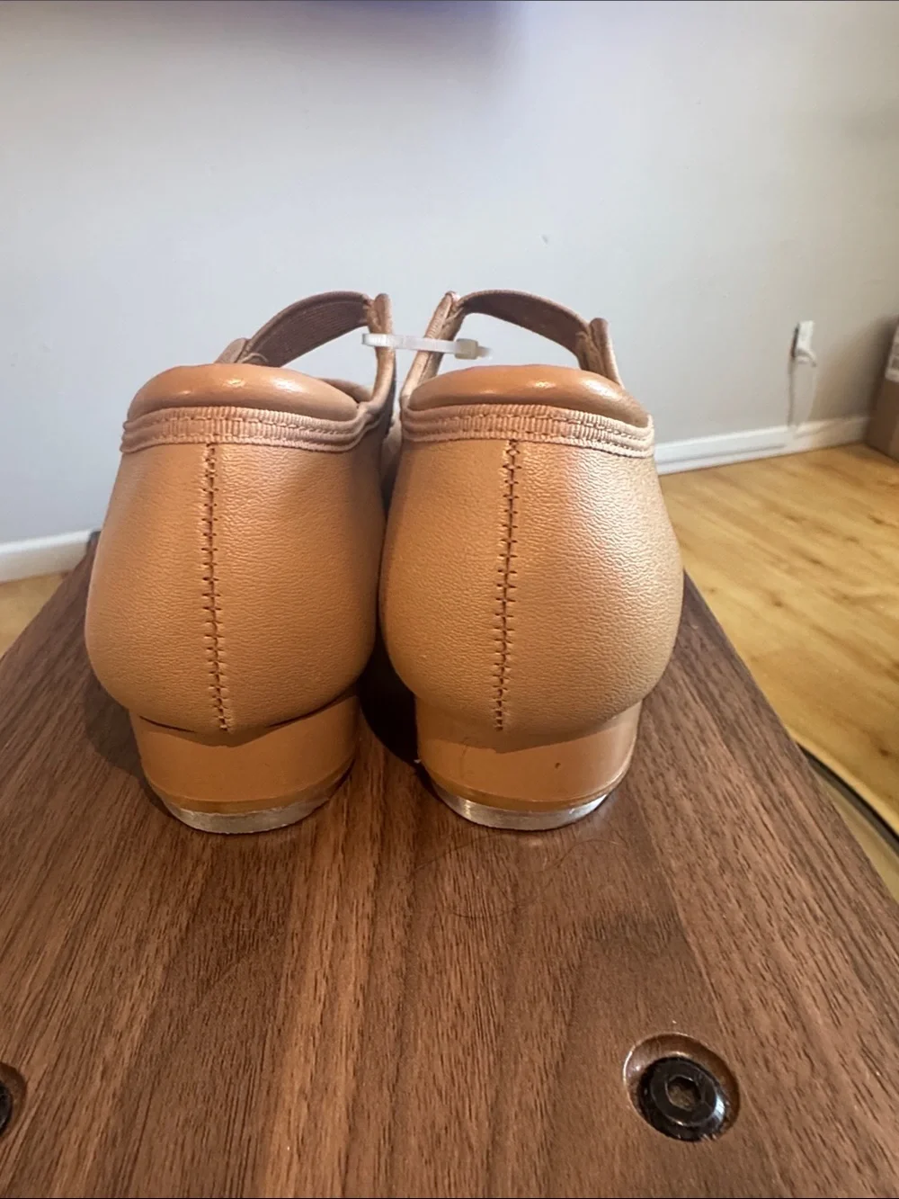 Kids Tan Mary Jane Tap Shoes